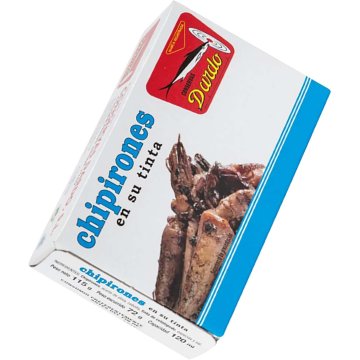 Chipirones Dardo En Su Tinta 5/6 Lata Ol 120 Gr