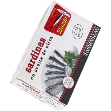 Sardines Dardo Oli D'oliva 12/18 Llauna Rr 125 Gr