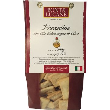 Focaccine Bonta Lucane Al Natural Bolsa 200 Gr