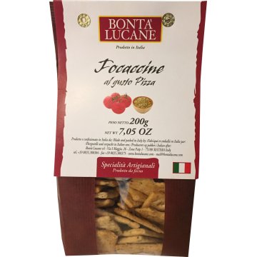 Focaccine Bonta Lucane Con Tomate Y Oregano Bolsa 200 Gr