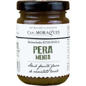 Mermelada Can Moragues Eco De Pera Menta Tarro 170 Gr