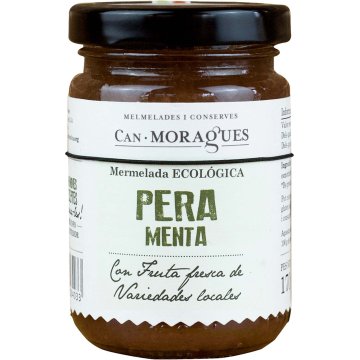 Mermelada Can Moragues Eco De Pera Menta Tarro 170 Gr