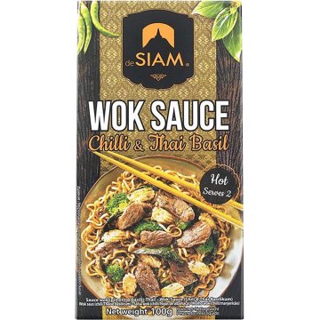 Salsa Desiam Wok Chili Y Albahaca Paquete 100 Gr