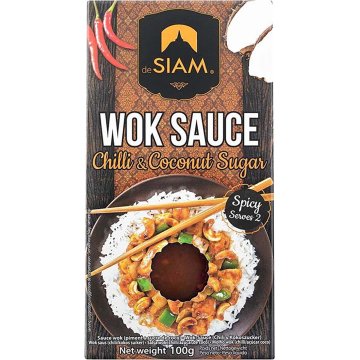 Salsa Desiam Wok Chili I Súcre De Coco Paquet 100 Gr