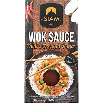 Salsa Desiam Wok Chili Y Azúcar De Coco Paquete 100 Gr