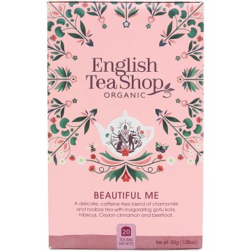 Infusion English Tea Shop Beautiful Me Sin Cafeina Manzanilla Y Rooibos 30 Gr