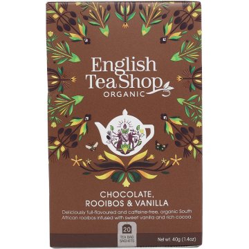 Tè English Tea Shop Bio Rooibos Amb Xocolata I Vainill 40 Gr