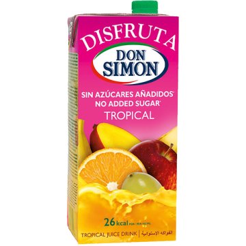 Suc Don Simon Disfruta Tropical Brik 1 Lt