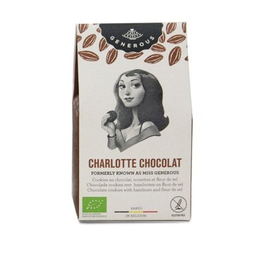 Galetes Generous Charlotte Chocolat Eco De Xocolata/avellanes I Flor Caixa Cartró 100 Gr