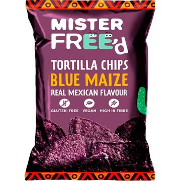 Tortilla Chips Mr. Free'd Maiz Azul 135 Gr