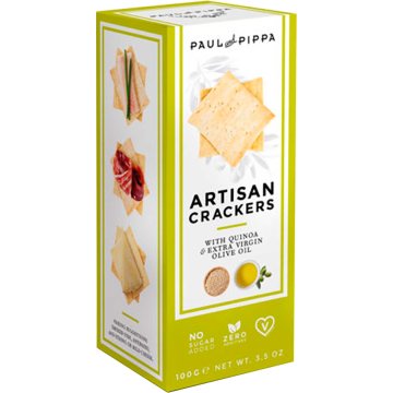 Crackers Paul & Pippa Artisan Con Quinoa 130 Gr