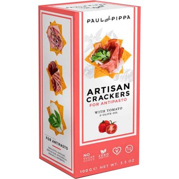 Crackers Paul & Pippa Artisan Con Tomate 130 Gr