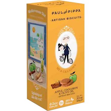 Galletas Paul & Pippa De Manzana Y Canela Caja Carton 130 Gr