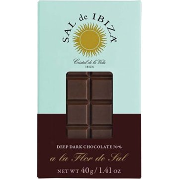 Xocolata Sal De Ibiza Negre Bio Mini Flor De Sal 40 Gr