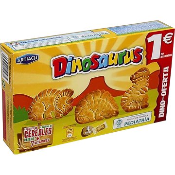 Galetes Dinosaurus Cereals 124 Gr Pvp 1.20 