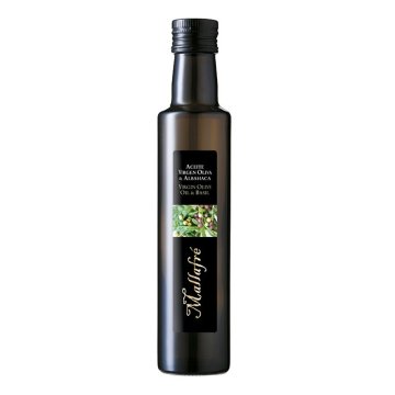 Aceite De Oliva Mallafré Con Albahaca Botella 250 Ml