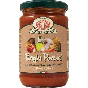 Salsa Rustichella D'abruzzo Bolets Porcini Pot 270 Gr