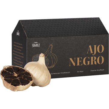 Cabeza De Ajo Black Allium Caja Carton