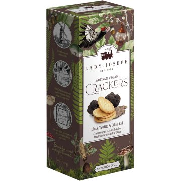 Crackers Lady Joseph Trufa Negra Paquete 100 Gr