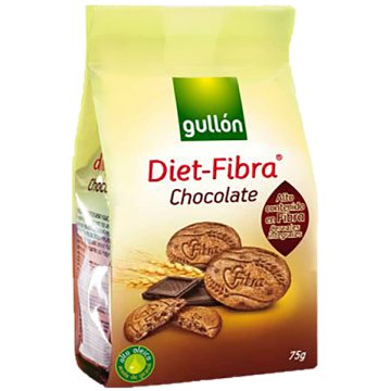 Galletas Gullón Diet-fibra Chocolate Bolsa 75 Gr