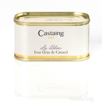 Foie-gras Castaing D'ànec Bloc Llauna 130 Gr