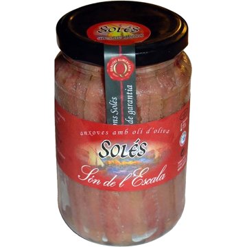 Anchoas Salaons Solés En Aceite De Oliva Y Vinagre Tarro 380 Gr