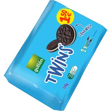 Galletas Gullón Twins Paquete 154 Gr Pack 2 Pvp 1.50