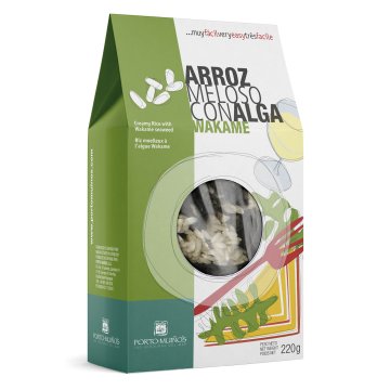 Arroz Porto-muiños Meloso Con Alga Wakame Paquete 220 Gr
