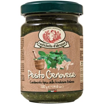 Salsa Rustichella D'abruzzo Pesto Genovense Pot 130 Gr