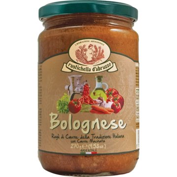 Salsa Rustichella D'abruzzo Bolonyesa Pot 270 Gr