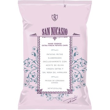 Patatas Fritas San Nicasio Sal Rosa Del Himalaya Bolsa 40 Gr