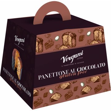 Panettone Vergani Benessere Line Chocolate Sin Gluten 600 Gr