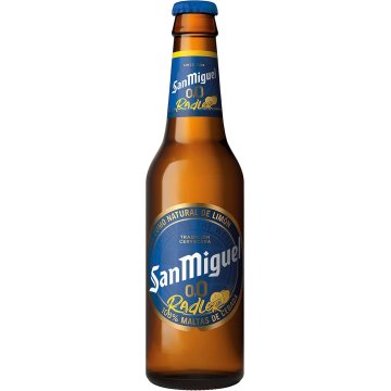 Cervesa San Miguel 0.0 % Llimona Vidre 33 Lt