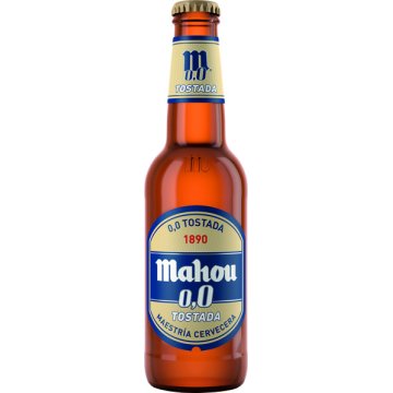 Cervesa Mahou 0.0 % Torrada Vidre 33 Cl