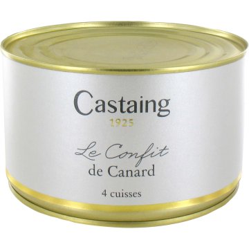 Muslos De Pato Castaing En Confit Lata 1.35 Kg