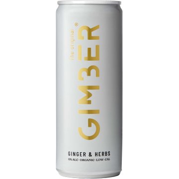 Refresc Gimber Ready To Drink Ginger & Herbs Llauna 250 Ml