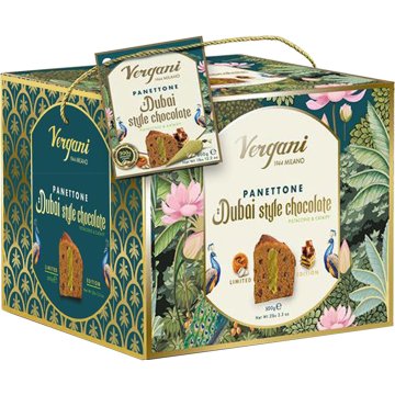 Panettone Vergani Dubai Style Line Chocolate 850 Gr