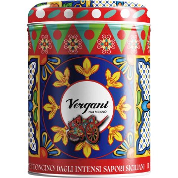 Panettone Vergani Sicily Trip Mini Clásico Lata 100 Gr