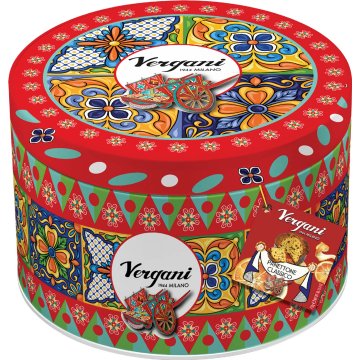 Panettone Vergani Sicily Trip Clàssic Llauna 750 Gr