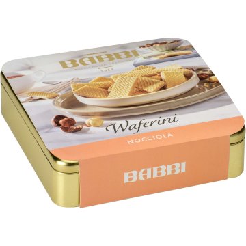 Oblees Babbi Waferini Nocciola Caixa Metàl.lica 190 Gr