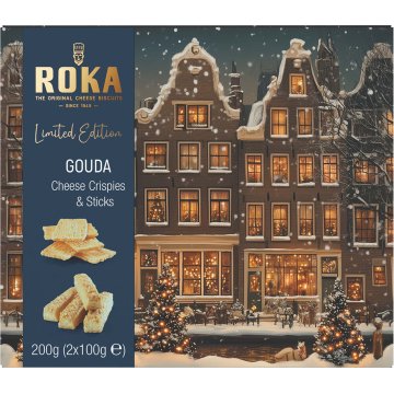 Crispies Y Sticks Roka Winter Wonderland Queso Gouda 200 Gr