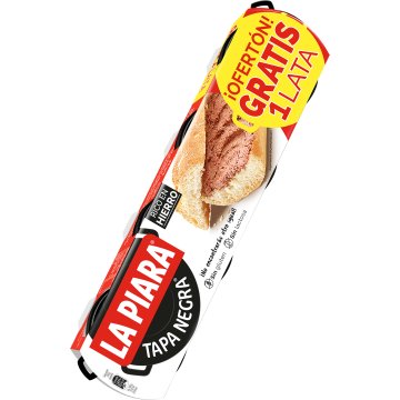 Paté La Piara Tapa Negra 75 Gr Pack 3+1