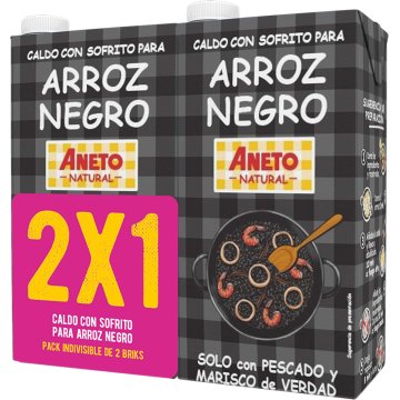 Brou Aneto Arrós Negre Amb Sofregit Brik 1 Lt