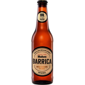 Cerveza Mahou Barrica Original Vidrio 33 Cl