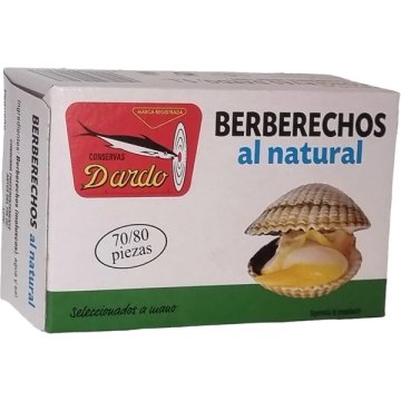 Berberechos Dardo Portugal Al Natural 70/80 Ol-120