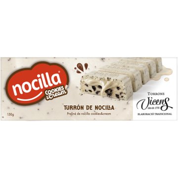 Torró Vicens Nocilla Cookies&cream Estoig 150 Gr