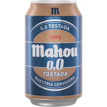 Cervesa Mahou 0.0 Torrada Llauna 33 Cl