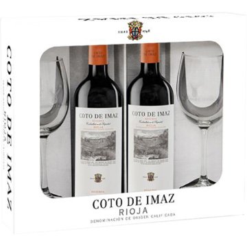 Vino Coto De Imaz Tinto Reserva 75 Cl Estuche 2 Bot + 2 Copas