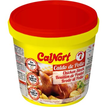 Caldo Calnort Sin Alérgenos Pollo En Polvo Bote 1 Kg