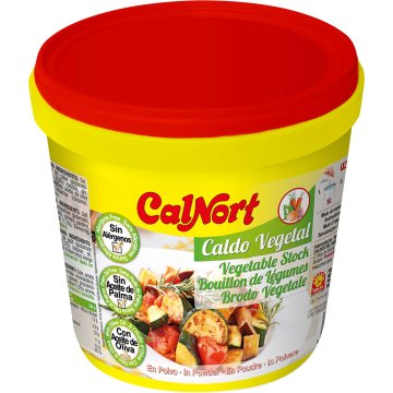 Caldo Calnort Sin Alérgenos Vegetal En Polvo Bote 1 Kg